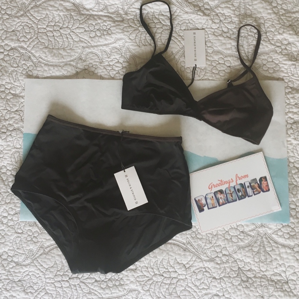 NWT Solid & Striped Brigitte Bikini